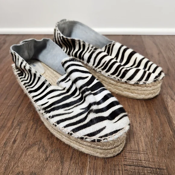 manebi Shoes Nwot Manebi Double Sole Animal Print Espadrilles